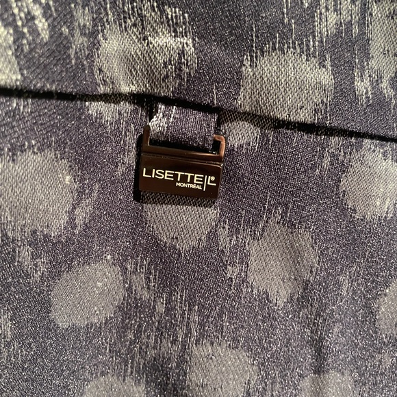 Lisette Metallic Stretch Jaquard Pant - Sz 12 - Picture 4 of 7